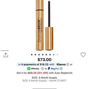 GrandeBROW Enhancing Serum - Gold